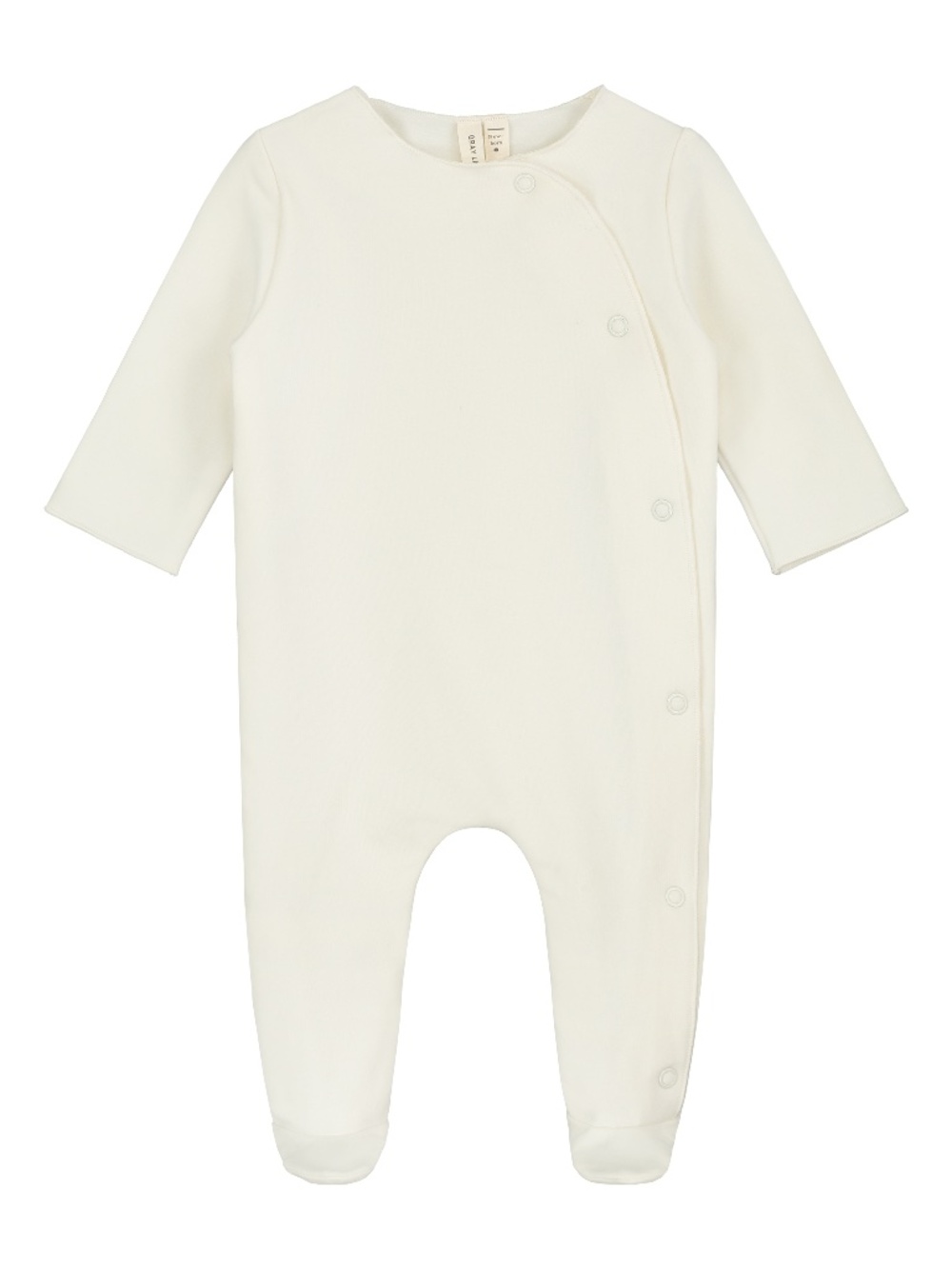 Gray Label Newborn Suit w/ Snaps | Cream